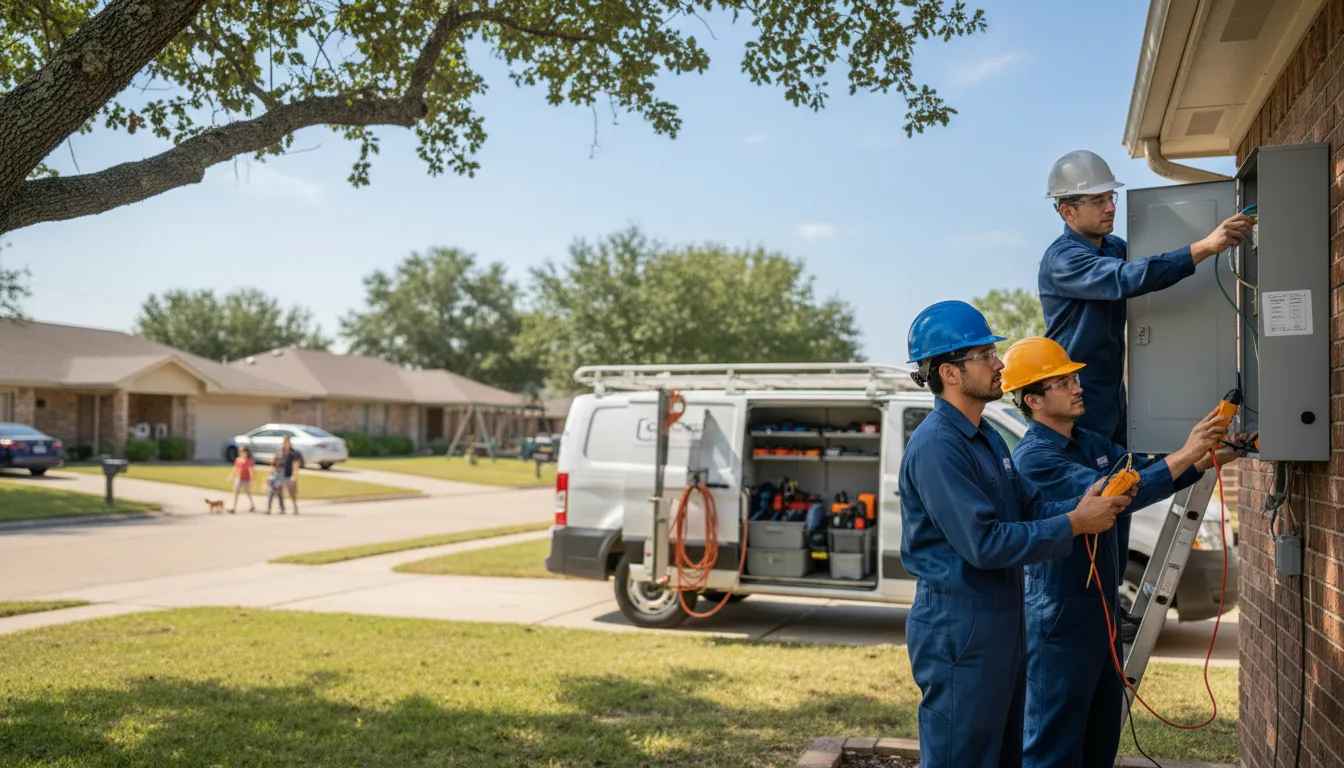 Certified electrician providing emergency electrical services in Wyoming, IA